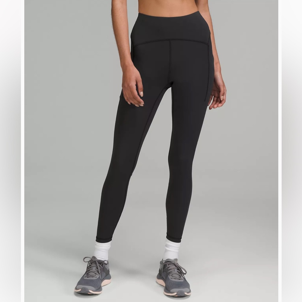 Lululemon power thru high rise tight 25” black